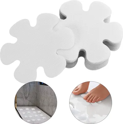 Produktbild von 10pcs Anti-Schlupf-Aufkleber klare wasserdichte PVC-Badewanne klebriger Sticker nicht rutscher Aufkleber Haushaltsvorräte