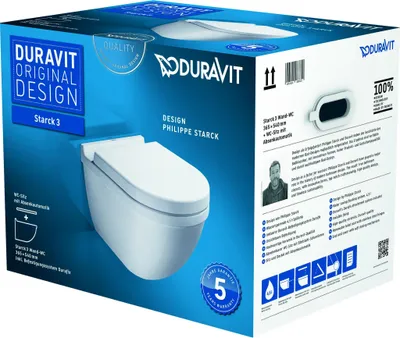 Produktbild von Duravit Wand-WC-Set STARCK 3 weiß