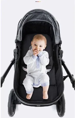Imagen del producto de Cochecito para bebés 3 en 1 - Aluminio - Verde - Ideal para viajar
