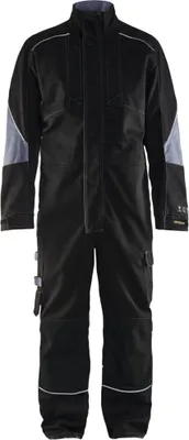 Produktbild von Blakläder Flammschutz Overall 6061 1516 in schwarz/grau, Größe:54