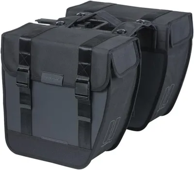 Produktbild von Doppelter Fahrradtasche, 28 Liter Fassungsvermögen - Wasserdicht - Abschließbares MIK-System - Schwarz