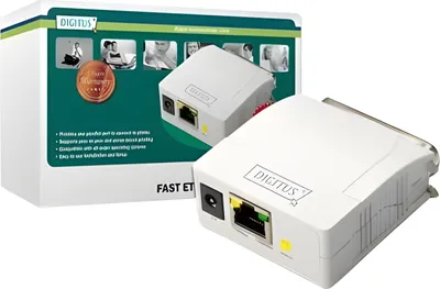 Obrázok produktu pre DIGITUS Fast Ethernet Print Server, Parallel