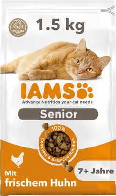 Productafbeelding van Senior kattenvoer met kip - IAMS voor vitaliteit