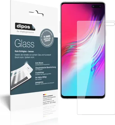 Obrázok produktu pre 2x ochranná fólia pre Samsung Galaxy S10 5G - proti nárazom 9H fólia dipos Glass plastové sklo