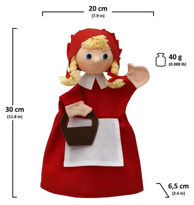 Produktbild von Moravská úst?edna Karkulka s copy 30cm, ma?ásek