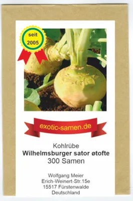 Produktbild von Steckrübe - Kohlrübe - für Speisezwecke - Wilhelmsburger sator øtofte - 300 Samen