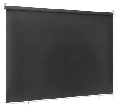 Produktbild von Außenrollo 100% blickdicht Rollo Senkrechtmarkise Balkonrollo Sichtschutz Rollo Beschattung (100 x 140 cm, Anthrazit)