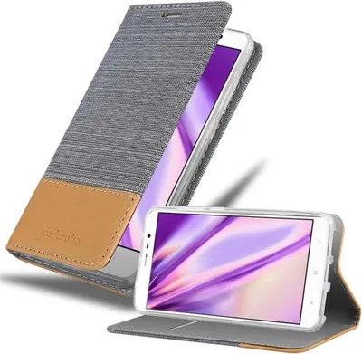 Obrázok produktu pre Cadorabo Case for Xiaomi RedMi NOTE 4 Protective Case in Grey Puzdro na mobilný telefón Book Case Cover