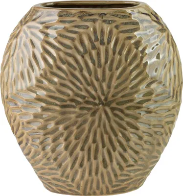 Image de Vase en céramique Yarine YARINE 25 x 12 x 26 cm Beige 1 pièce