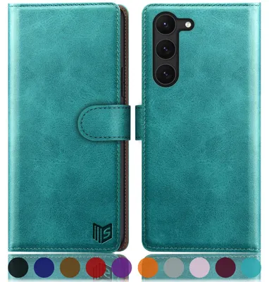 Image de Étui portefeuille rabattablePolyuréthanepour smartphone, avec protection RFID