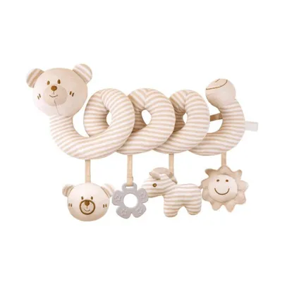 Produktbild von Baby Aktivitätsspirale für Kinderwagen und Autositz Kuschelspielzeug