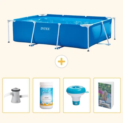 Produktbild von Rechteckiger Frame Pool - 220x150x60 cm - 5-teilig SCB120