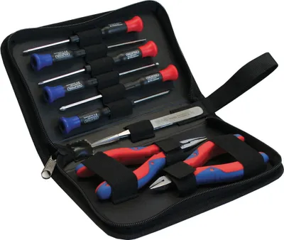 Image de InLine® Werkzeugset für Computer und Elektronik, 9-teilig (43018B)