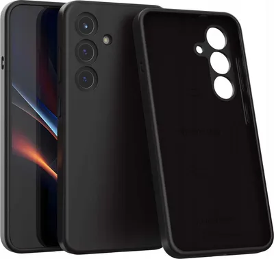 Produktbild von Spacecase Silikon Mag Galaxy S25 schwarz