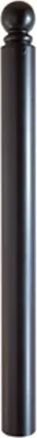 Produktbild von Stilpoller aus Stahlrundrohr Ø 82 mm, herausnehmbar, mit Dreikantverschluss 5: 900 mm Überflur, Farbe: mattschwarz