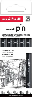 Produktbild von uni-ball Fineliner PIN ASP009 5er Set
