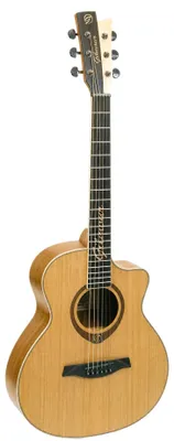 Produktbild von Gilmour Traveller Reisegitarre, Akustikgitarre, Natur, massive Zeder