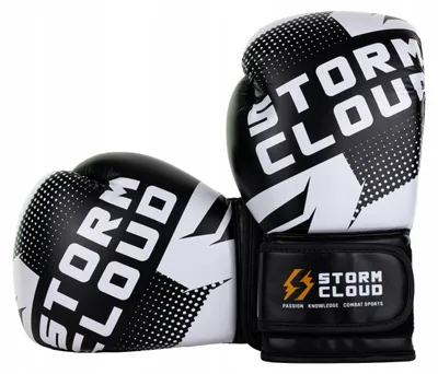Produktbild von StormCloud Bolt 3.0 Boxhandschuhe Schwarz/Weiß 8 oz