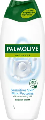 Zdjęcie produktu dla Palmolive Naturals Sensitive Skin Milk Proteins Żel pod prysznic, 500ml (PRODUKT Z NIEMIEC)