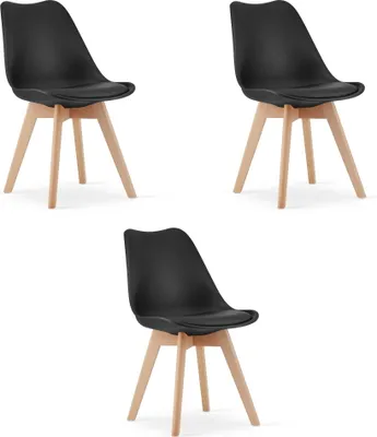 Obrázek produktu pro Židle MARK černá x 3