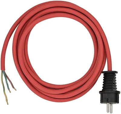 Produktbild von Brennenstuhl Anschlusskabel 3m rot H05RR-F 3G1,5, 1160450