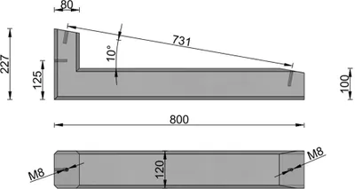 Produktbild von PV-Aufständerung Wattstone 10° Grad aus Feinbeton ohne Zubehör Solar PV Modul : 0% nach §12 Abs. 3 UstG*