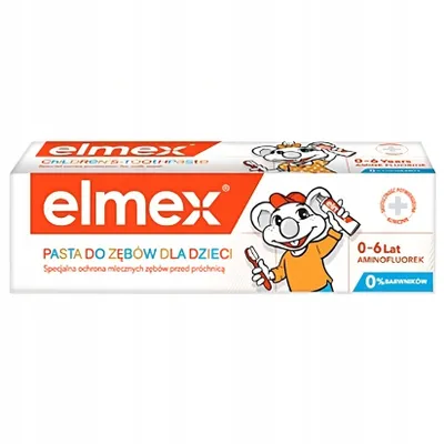 Produktbild von Elmex Zahnpasta für Kinder von 0 bis 6 Jahren 50 ml