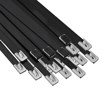Productafbeelding van vidaXL Kabelbinders, 50 stuks, 7,9 x 250 mm, zwart