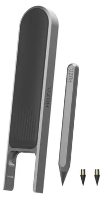 NeoPencil Case für NeoRulerGO, Clip-On, mit Mini NeoPencil, Schwarz
