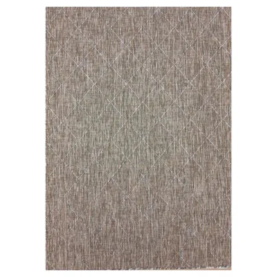 Produktbild von Teppium In & Outdoor Teppich Einfarbig Flachgewebe Wetterfest Balkon Terrasse Wohnzimmer Skandinavisches Boho, Grösse: 120x170 cm
