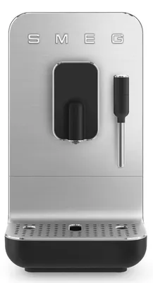 Produktbild von SMEG BCC12BLMEU, Espressomaschine, 1,4 l, Gemahlener Kaffee, Eingebautes Mahlwerk, 1350 W, Schwarz, Grau