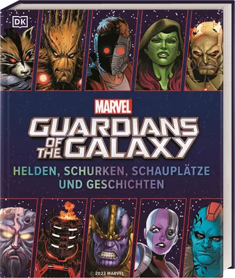 Produktbild von MARVEL Guardians of the Galaxy Helden, Schurken, Schauplätze und Geschichten