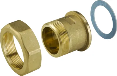 Obrázek produktu pro Danfoss Gewindenippel für G 2 1/2 A DN 50, inkl. Überwurfmutter u. Dichtung, 1 Stk.