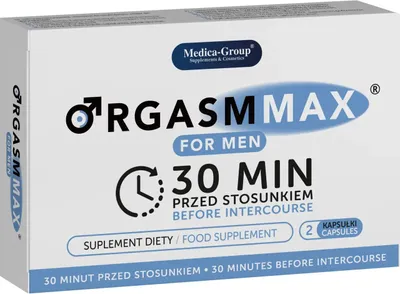 Zdjęcie produktu dla Medica-Group Orgasm Max For Men Suplement diety na szybką i długą erekcję, 2 kapsułki