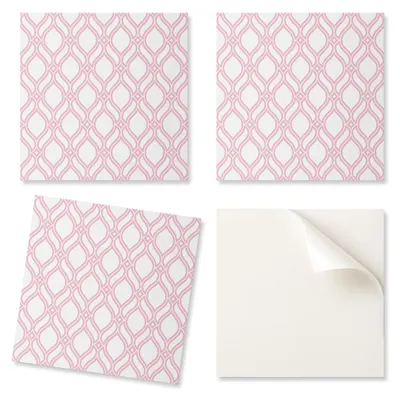 Immagine prodotto di Piastrelle in vinile con elegante motivo a onde, ideali per la camera da letto, dimensioni 20 x 20 x 20 cm