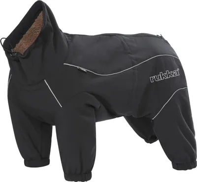 Produktbild von Rukka Pets Thermo-Overall schwarz, Größe: 25 / Rückenlänge: 24 cm
