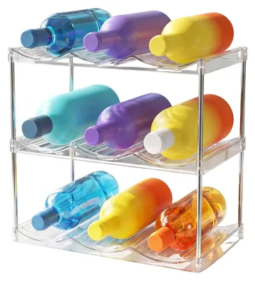 Stapelbarer Flaschenregal, Wasserflasche Organizer, 1 Stück