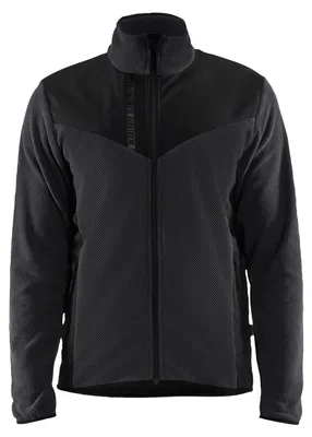 Produktbild von Blakläder Strickjacke mit Softshell 5942, Farbe:Dunkelgrau/Schwarz, Größe:XS