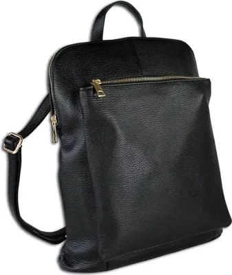 Produktbild von Toscanto Backpacks Cityrucksack schwarz Leder OTT610RS