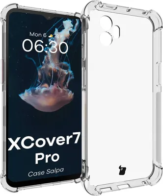 Produktbild von Flexible Handyhülle für Galaxy Xcover7 Pro, Bizon Case Salpa, Transparent