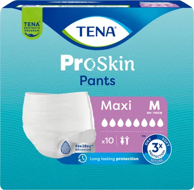 Produktbild von Tena ProSkin Pants Saugstarke Einweghosen Maxi M, 10 Stück