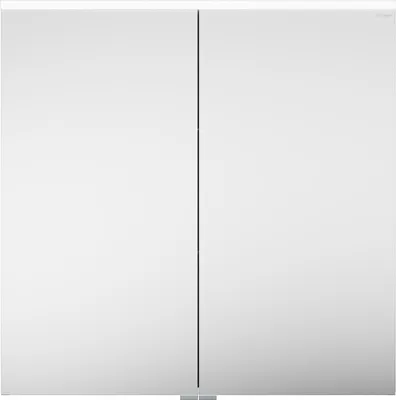 Image de Armoires de toilette burgbad Eqio avec éclairage LED à poser, 2 portes, 800x800x170mm, SPGS080F6582