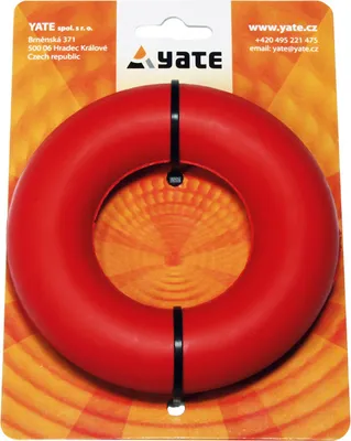 Obrázok produktu pre YATE posilňovací krúžok balený - stredne tuhý červený