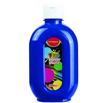 Image de Peinture pour affiches bleu fluorescent 300ml