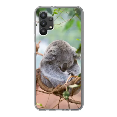 Produktbild von MuchoWow® Handyhülle Schutzhülle Hülle für Samsung Galaxy A32 5G Koala - Äste - Schlaf - Kinder - Jungen - Mädchen Silikon Softcase Handy Hülle - Softcase