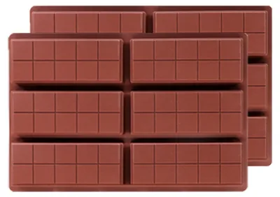 Produktbild von Silikon-Schokoladenform, tiefe Silikon-Schokoladenriegelform, Schokoladenform für Pralinen und Süßigkeiten