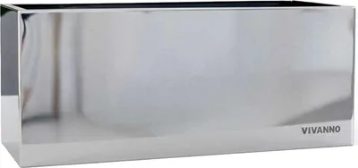 Immagine prodotto di Fioriera ACENTO VERTICO in acciaio inossidabile lucido 40x17x17 cm