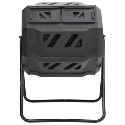 Immagine prodotto di Compostiera da Giardino Nera 73x64x95 cm da 160 L