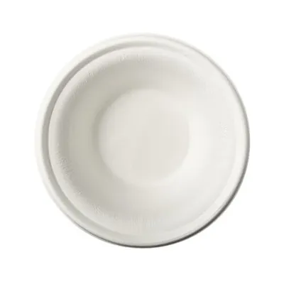 Produktbild von Papstar Zuckerrohr Schalen "pure", 380 ml Ø 15,5 cm weiß, 100 Stück