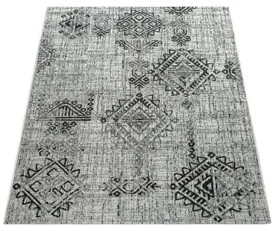 Produktbild von In- & Outdoor Teppich Balkon Terrasse Vintage Orientalisches Muster Ornamente Grösse 60x100 cm